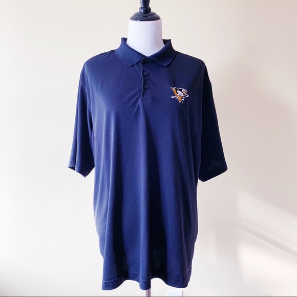 Antigua Other - Mens Pittsburgh Penguins Polo